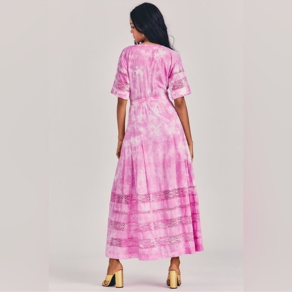 LoveShackFancy Edie Cotton Midi Dress NWT - Picture 5 of 14